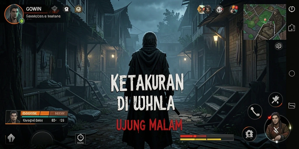 Gameplay GOWIN yang menegangkan dan penuh kengerian.