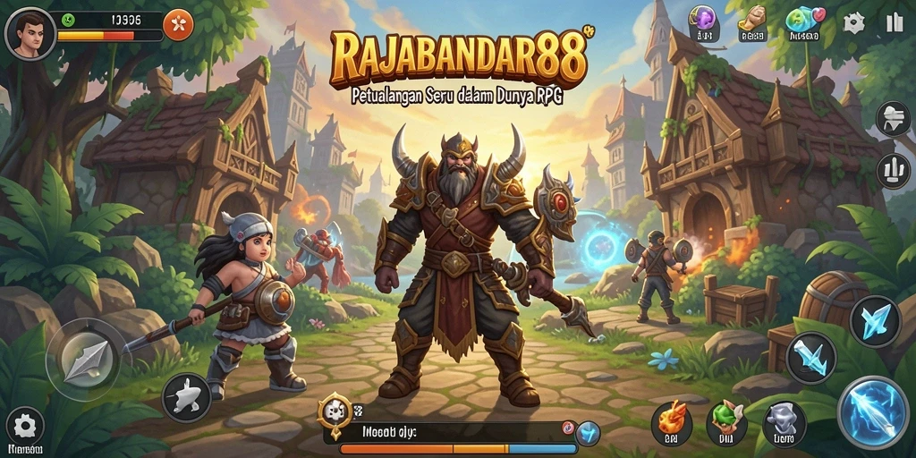 Tampilan gameplay RPG di RAJABANDAR88 yang memikat.