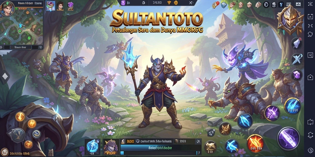 Tampilan gameplay menakjubkan dari SULTANTOTO dengan aksi petualangan epik.